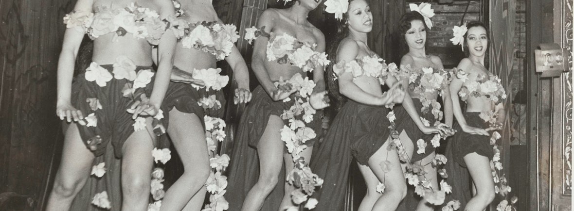 Schomburg Center for Research in Black Culture, Photographs and Prints Division, The New York Public Library. "The Jitterbug Chorus Line" The New York Public Library Digital Collections. 1938. http://digitalcollections.nypl.org/items/6b6df820-0bd1-0134-c00f-00505686a51c